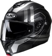 Hjc C91 Octo Black Grey Mc5Sf Modular Helmets XS - Maat XS - Helm