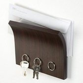 Umbra Magnetter Sleutelrekje - 20.3x15.2x1.3cm - espresso
