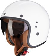 Scorpion Belfast Evo Luxe White XS - Maat XS - Helm