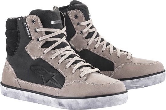 Alpinestars J-6 Waterproof Zwart Flint Wit Motorschoenen - Maat 7.5 - Laars