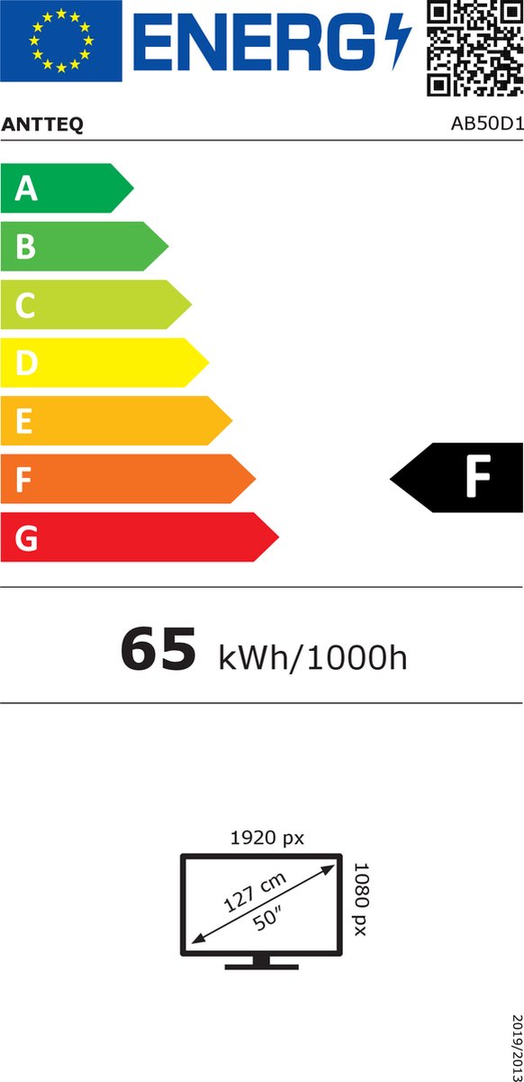 AntteQ AB50D1 50 inch Full HD LED TV - afbeelding 2