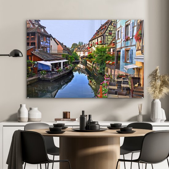 Peinture sur Verre - Colmar un Jour Calme - 120x80 cm - Peintures sur Verre Peintures - Photo sur Glas