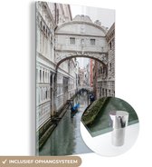 Pont des Soupirs Glas 60x90 cm - Tirage photo sur Glas (décoration murale en plexiglas)