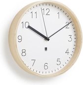 Umbra Rimwood Wandklok met standaard - wit - Ø 25.4 cm