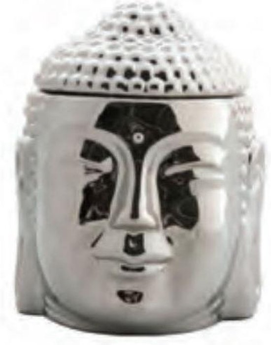 Scentchips brander buddha kop glimmend zilver | bol.com