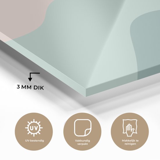 Peinture sur Verre - Été - Formes - Abstrait - 30x20 cm - Peintures sur Verre Peintures - Photo sur Glas