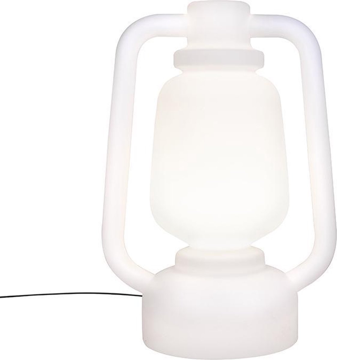 QAZQA storm - Moderne Staande Buitenlamp | Staande Lamp voor buiten - 1 lichts - H 1100 mm - Wit - Buitenverlichting - QAZQA