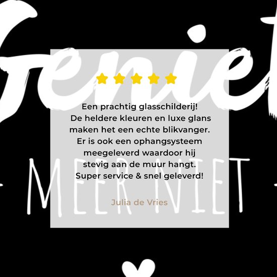 MuchoWow® Peinture sur verre 150x100 cm - Peinture sur verre acrylique - Profitez-en plus - Citations - Profitez - Texte - Photo sur verre - Peintures