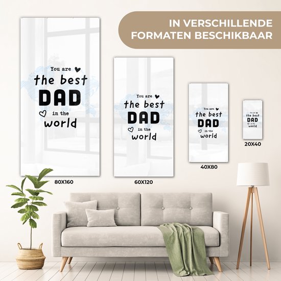 Citations - Le meilleur papa du monde - Proverbes - Papa - Cadeau de Vaderdag - Cadeau pour papa et papa