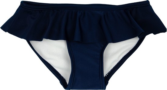 JUJA - Bas de bikini anti-UV à franges - UPF50+ - Solid - Bleu foncé - taille 110-116cm