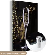 Peinture sur verre - Glas de champagne - 60x90 cm - Peintures sur Verre Peintures - Photo sur Glas