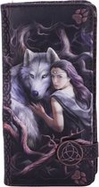 Nemesis Now Dames portemonnee Soul Bond - Wolf Relief - Multicolours - Anne Stokes - (bxhxd) ca. 18,5cm x 9,5cm x 2,5cm