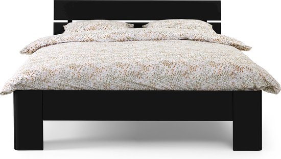 Beter Bed Fresh 400 Bedframe met Hoofdbord - 120x200 cm - Zwart | bol.com