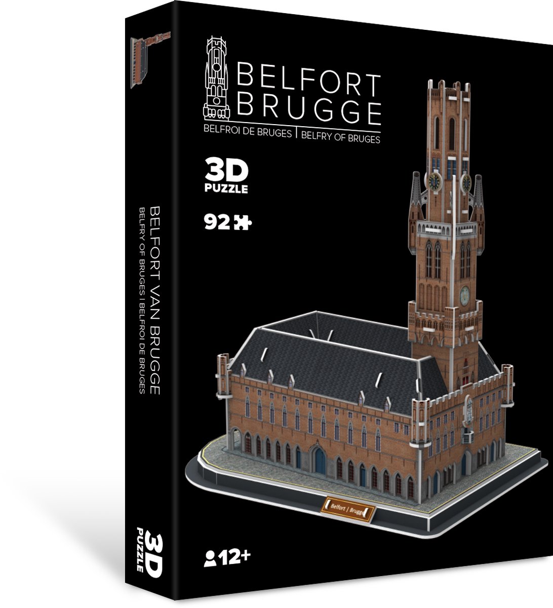 3D-puzzel Belfort Brugge - 91 puzzelstuks - vanaf 7 jaar | bol.com
