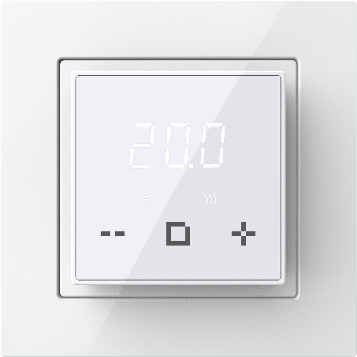 VH Control Notos - digitale inbouwthermostaat met wifi - wit - vloertemperatuur