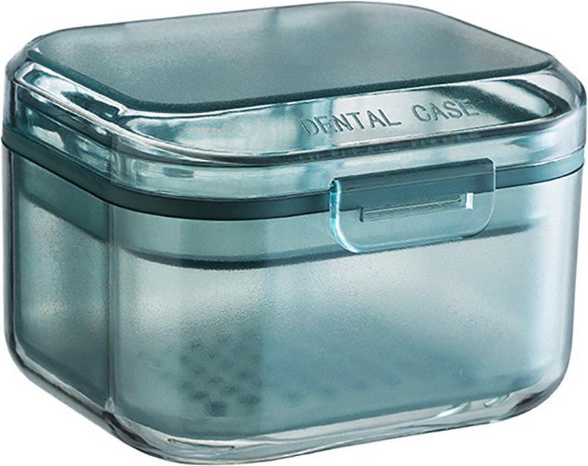 Beugeldoosje 2 Laags voor Water – Blauw – Invisalign & Nachtbeugel Case