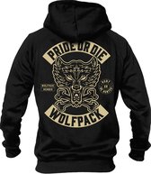 PRIDE or Die Wolfpack Hoodie Sweater Zwart maat XXXL