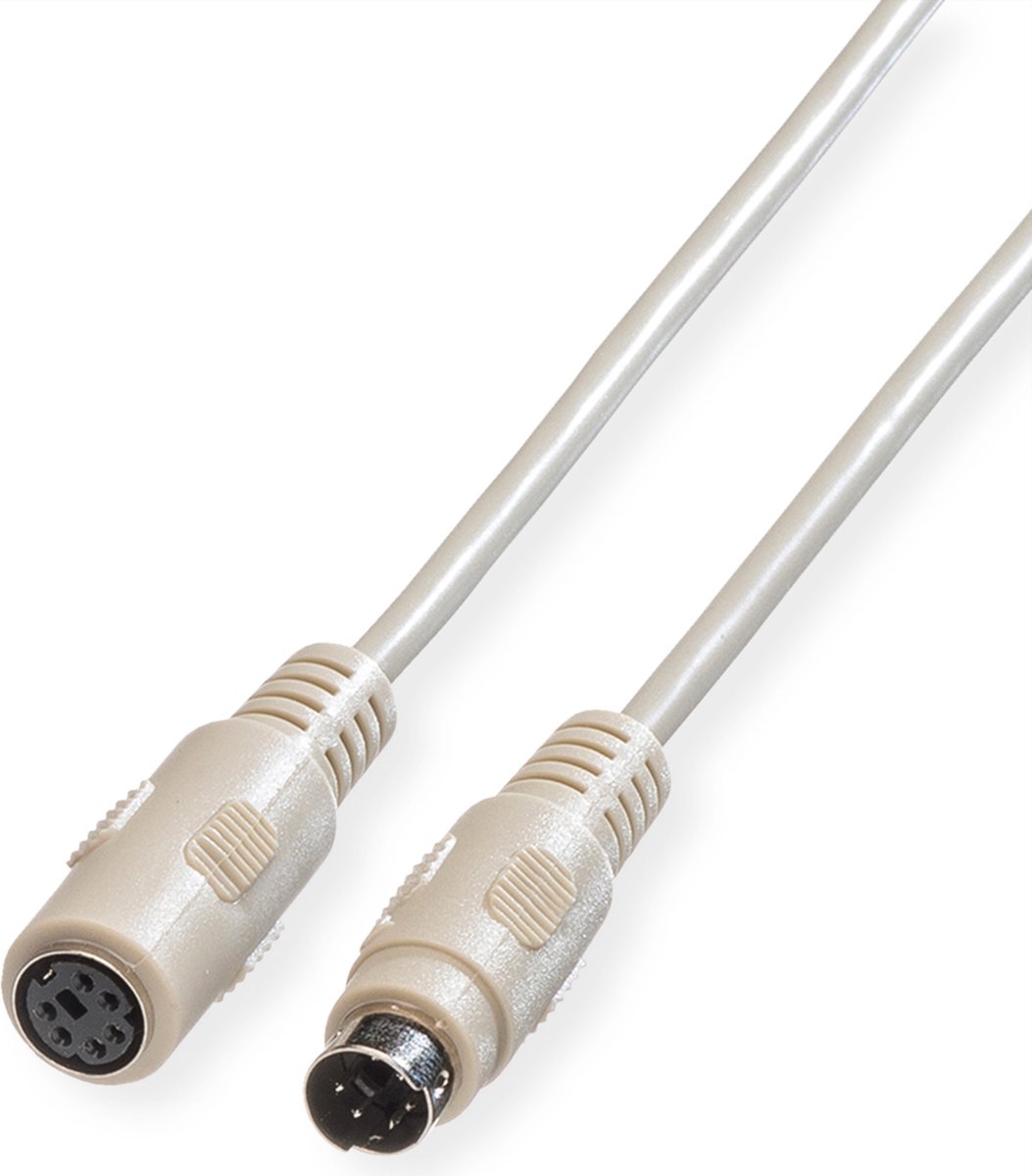 ROLINE PS/2 toetsenbord/muis kabel M/F, 10 m