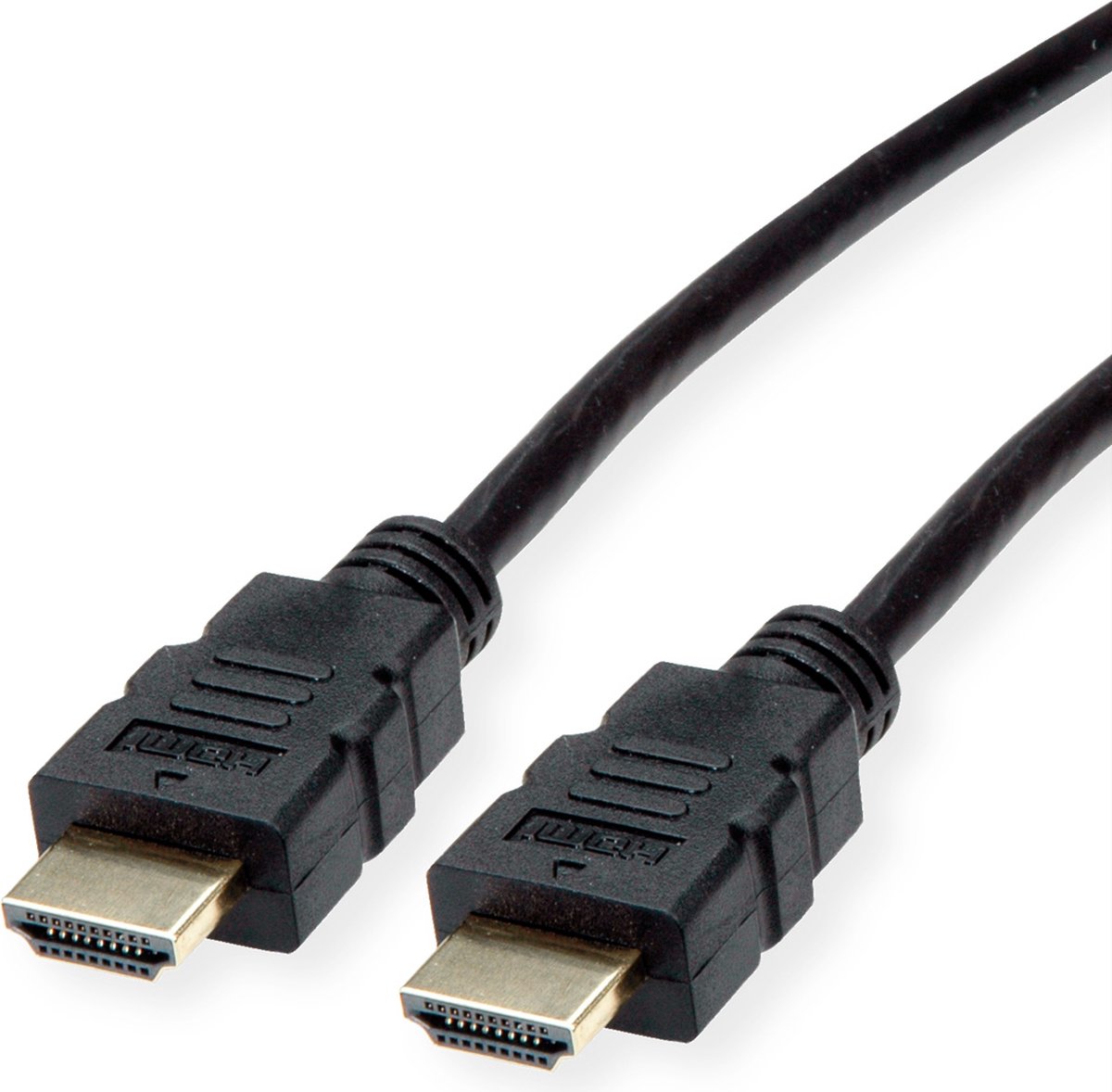 ROLINE HDMI High Speed kabel met Ethernet, TPE, zwart, 1 m