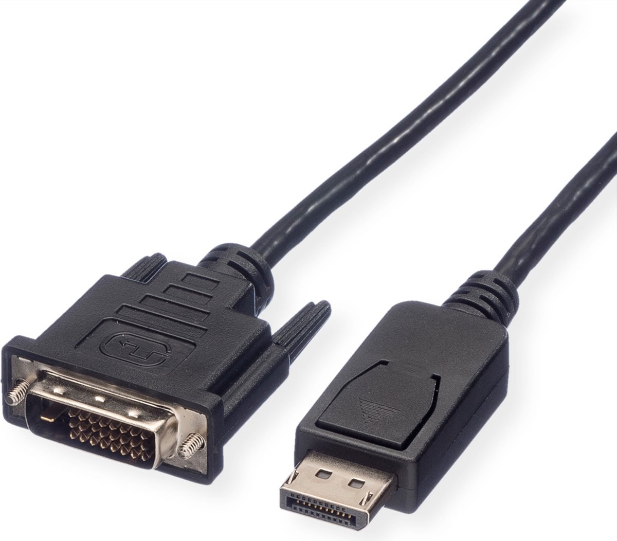 ROLINE DisplayPort Kabel DP Male - DVI Male (24+1), zwart, 2 m