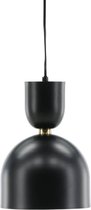 Tim verlichting hanglamp 20x20x120cm staal zwart.