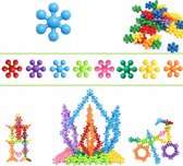Plum Blossom - Educatief Speelgoed - 400 stukjes - Educatief Speelgoed - Montessori Speelgoed - Bouwen - Constructie Speelgoed - Puzzelen - Puzzel - Jongens en Meisjes - Sneeuwvlokken - Bouwblokken - Bouwstenen