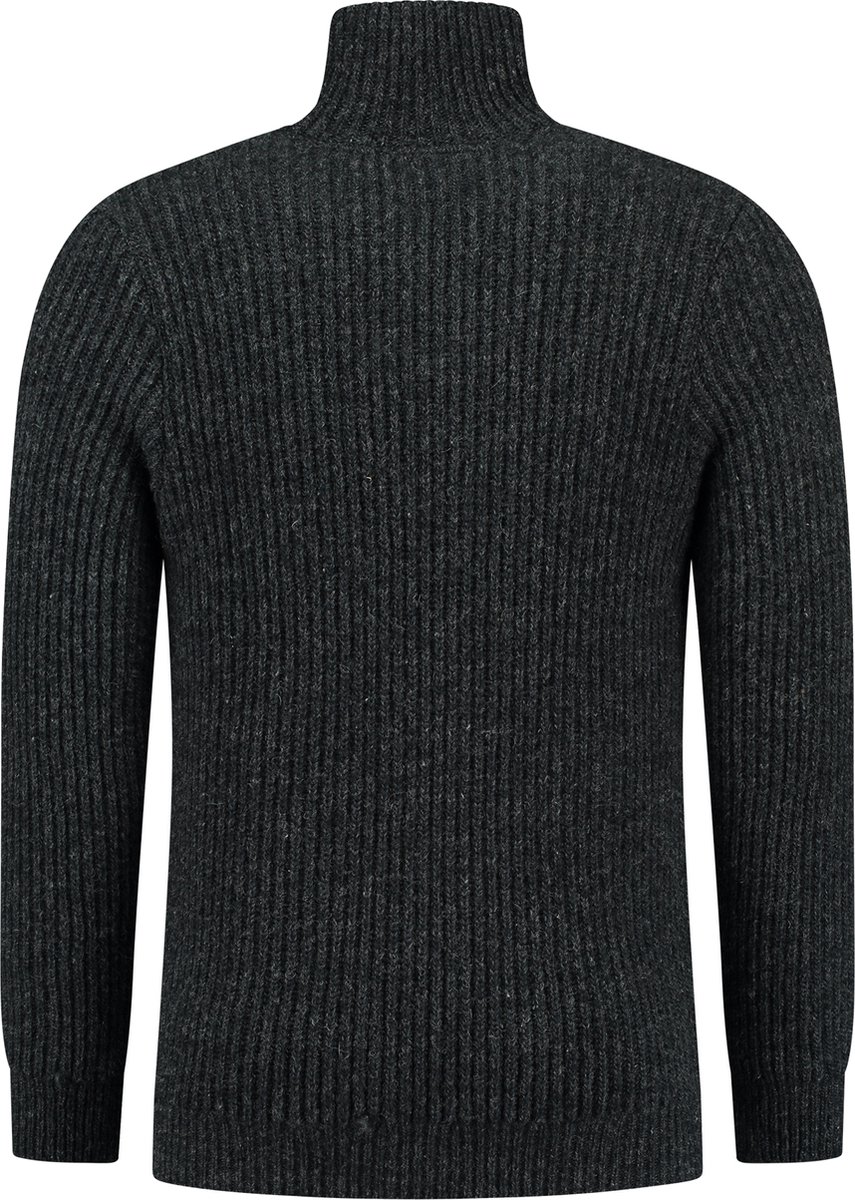 Slijtvaste ribtrui van 100% Nordic Wool, Charcoal