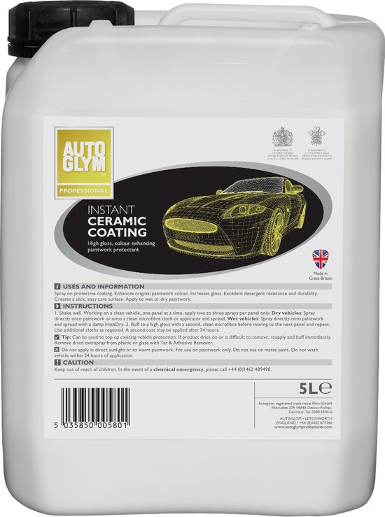 AUTOGLYM Instant Ceramic Coating 5 liter bol