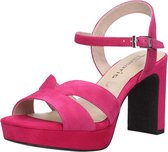 Tamaris Sandalen met hak roze Leer - Dames - Maat 39