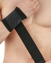 Polsbrace - Pols Bandage - Hand brace - Polssteun - Verstelbare Polsband - Sportpolsband - Polsondersteuning - Zwart - L