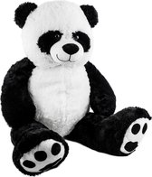 BRUBAKER - XXL Panda Knuffel Beer - Teddybeer - 100cm - Pandabeer - Teddybear Groot - Knuffelbeer - Pluche Speelgoed