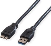 USB3. 0 câble USB A-micro B USB noir - 0, 15 mètres