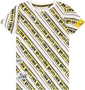 Quapi T-shirt Adam empire yellow stripe - maat 134/140
