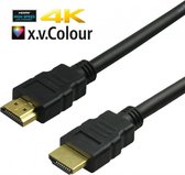 AA Commerce HDMI kabel - 1,8 meter - High-Speed met Ethernet - Verguld - Zwart