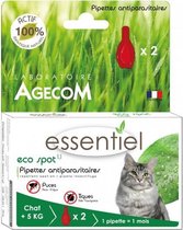 Laboratoire Agecom Actiplant Kat +5kg anti-Vlo en Teek Pipetten