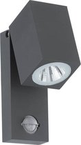 EGLO Sakeda - Buitenverlichting - IP44 - Wandlamp - Sensor - Antraciet