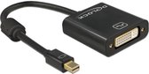 Premium Mini DisplayPort 1.2 naar DVI adapter (1920 x 1200) / zwart - 0,20 meter
