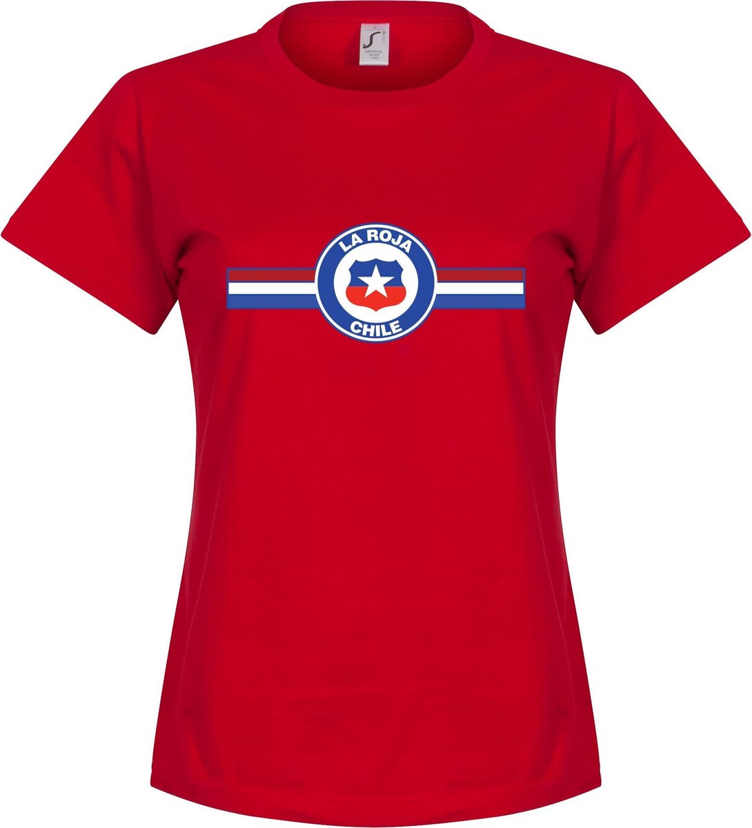Chili Dames T-Shirt - Rood - XL
