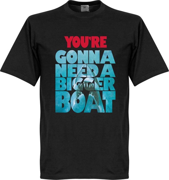 Vous allez avoir besoin d'un plus grand T-Shirt Boat Jaws - Noir - 5XL