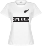 Nieuw Zeeland Team Dames T-Shirt - Wit - L