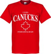T-Shirt Canada Rugby - Rouge - L