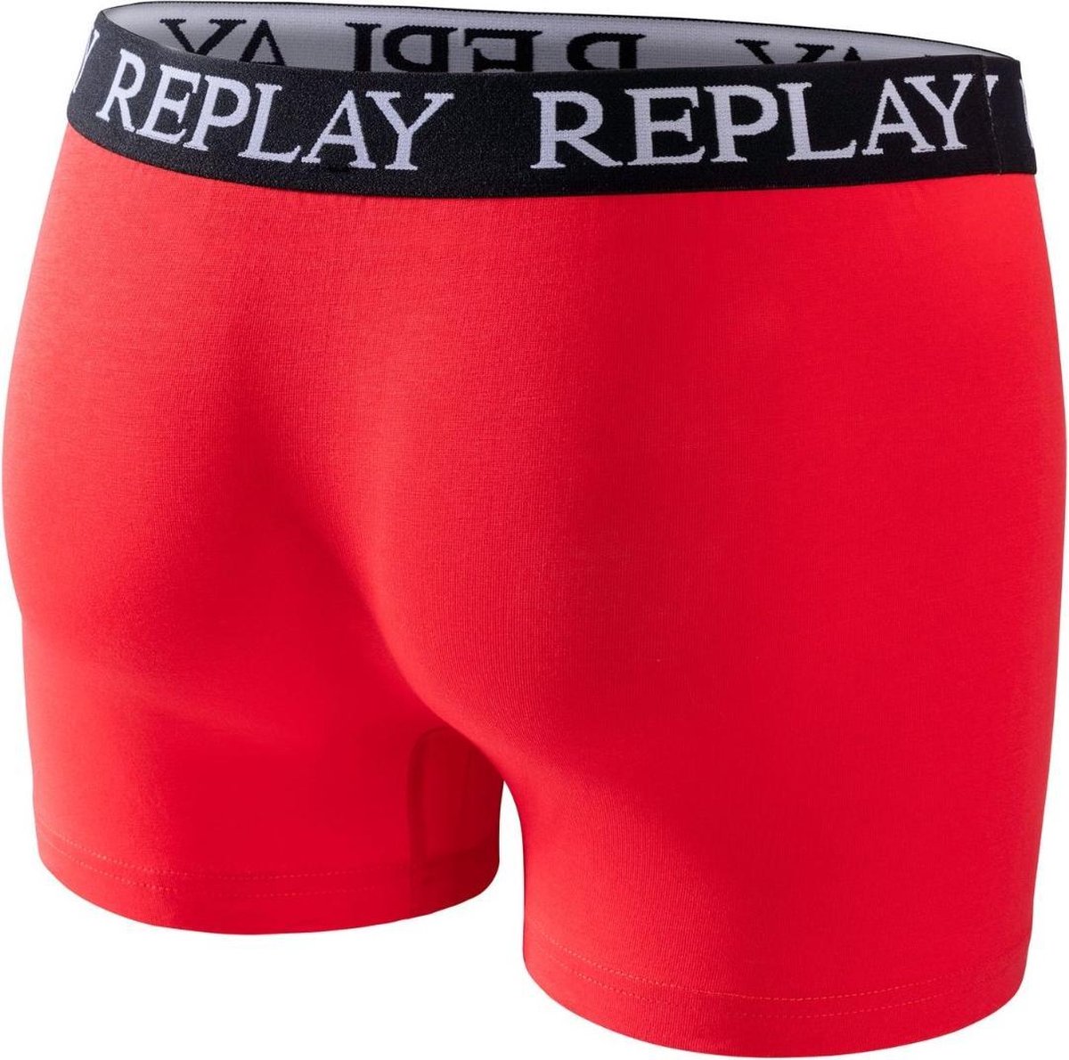 Replay - Heren Onderbroeken 3-Pack Basic Boxers - Rood - Maat XL | bol.com