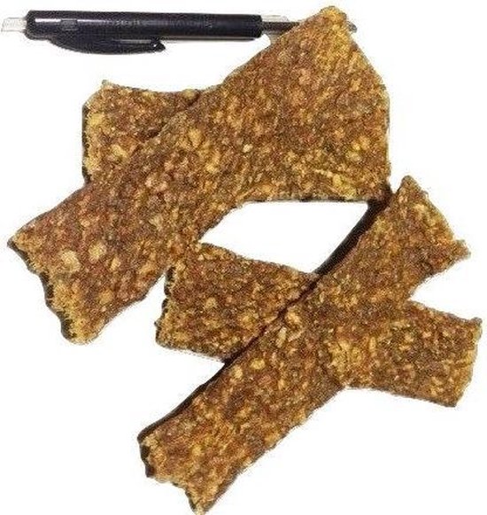 Kalkoen vleesstrips gedroogd, 150 gram