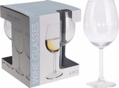 16x Wijnglazen transparant set 430 ml - 16-delig - wijnglas/drinkglazen