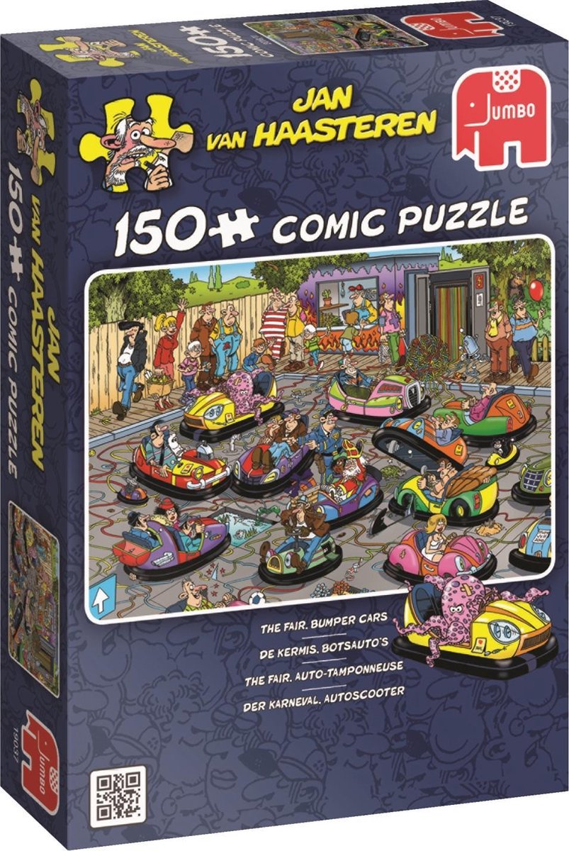 Jan van Haasteren De Kermis, Botsauto's puzzel - 150 stukjes