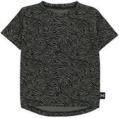 by Xavi - Little Zebra T-Shirt - Dark - maat 98