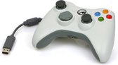 Coretek Controller voor XBOX 360 - bedraad - wit - 1,5 meter (Voor Xbox 360 & PC)
