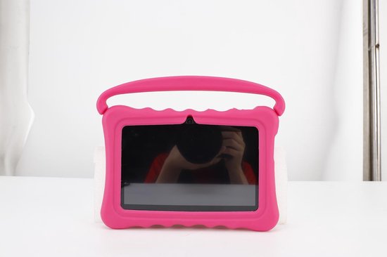 Lipa Veidoo kinder tablet Pink 7 inch - Met spelletjes software - Play store - Ouder controle - IPS scherm met bescherming ogen - Rubberen case