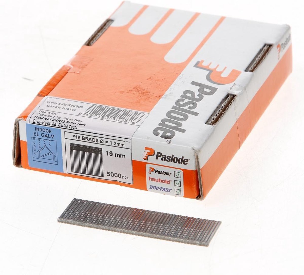 Paslode brad/afwerknagel F18 x 19 verzinkt 395282 - 5000 Stuks