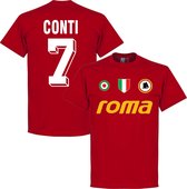 AS Roma Conti 7 Team T-Shirt - Rood - M